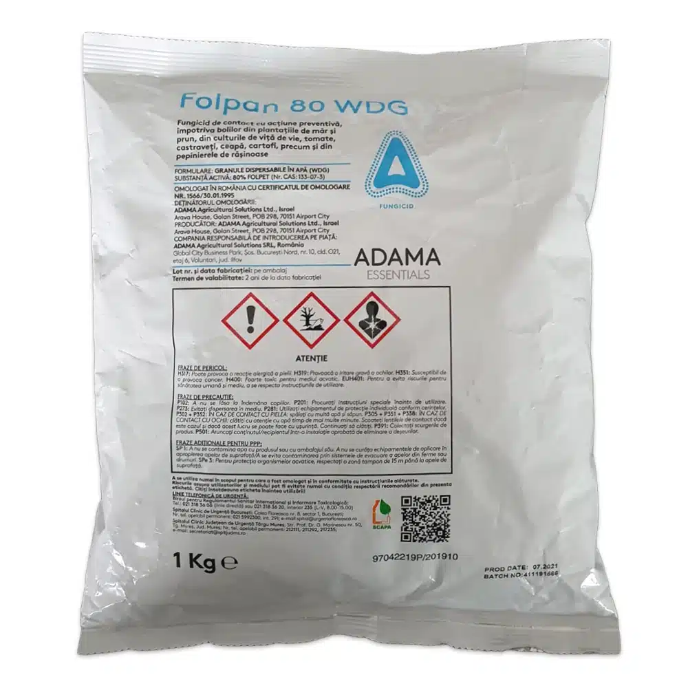 Fungicid Folpan 80 WDG 1kg
